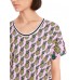 Marccain Sports - YS 4850 J72 - T-shirt met ananas en strepen